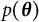 p left parenthesis bold italic theta right parenthesis