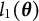 l 1 left parenthesis bold italic theta right parenthesis