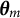 bold italic theta Subscript m