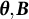 bold italic theta comma bold italic upper B