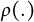 rho left parenthesis period right parenthesis