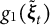 g 1 left parenthesis bold italic xi overtilde Subscript t Baseline right parenthesis