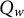 upper Q Subscript w