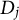 upper D Subscript j