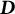bold italic upper D