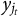 y Subscript j Sub Subscript t