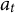 a Subscript t