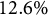 12.6 percent