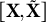 left bracket bold upper X comma bold upper X overtilde right bracket
