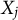 upper X Subscript j