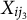 upper X Subscript i j 3