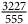Heatmap-style image displaying the numbers “3227” above a horizontal divider and “555” below, with values shown in contrasting colors on a yellow background.
