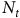 upper N Subscript t
