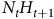 upper N Subscript t Baseline upper H Subscript t plus 1