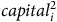 c a p i t a l Subscript i Superscript 2