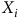 upper X Subscript i