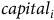 c a p i t a l Subscript i