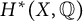 upper H Superscript asterisk Baseline left parenthesis upper X comma double struck upper Q right parenthesis