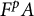 upper F Superscript p Baseline upper A