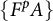 StartSet upper F Superscript p Baseline upper A EndSet