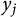 y Subscript j