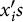 x prime Subscript i Baseline s