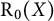 normal upper R 0 left parenthesis upper X right parenthesis