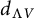 d Subscript normal upper Lamda upper V