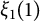 xi 1 left parenthesis 1 right parenthesis