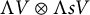 normal upper Lamda upper V circled times normal upper Lamda s upper V