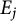 upper E Subscript j