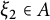 xi 2 element of upper A