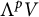 normal upper Lamda Superscript p Baseline upper V