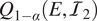 upper Q 1 minus alpha EI 2