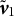 bold italic v overtilde Subscript 1