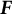bold italic upper F