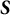 bold italic upper S