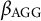 beta Subscript AGG