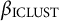 beta Subscript ICLUST