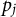p Subscript j