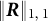 StartMetric bold italic upper R EndMetric Subscript 1 comma 1