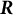 bold italic upper R