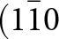 left parenthesis 110 bar