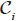 script upper C Subscript i