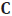 bold upper C