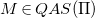 upper M element of upper Q upper A upper S left parenthesis normal upper Pi right parenthesis