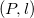 left parenthesis upper P comma l right parenthesis