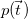p left parenthesis ModifyingAbove t With right arrow right parenthesis