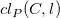 c l Subscript upper P Baseline left parenthesis upper C comma l right parenthesis