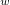 Superscript w